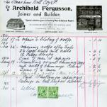 Archd. Fergusson Ltd Invoice dated Aug 1912